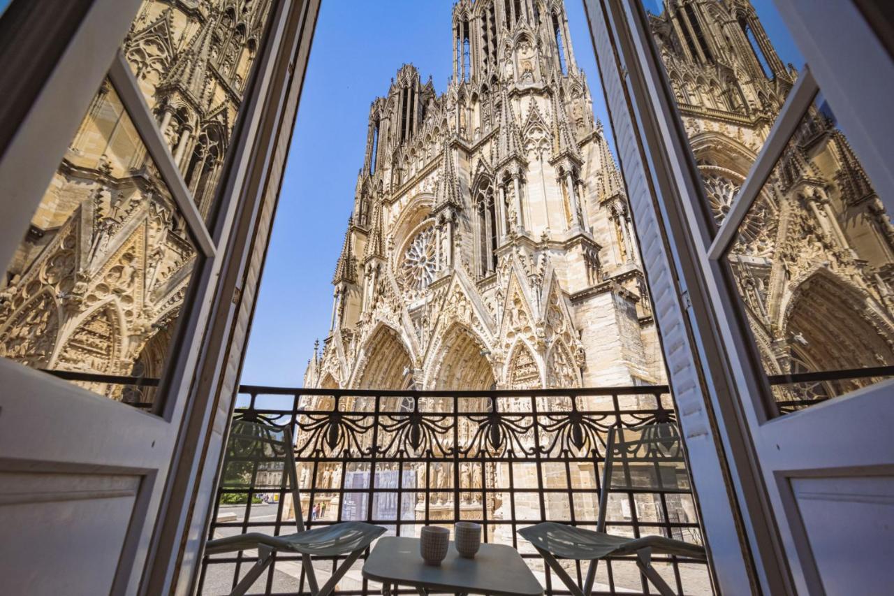 Au Pied De La Cathedrale #Vuemagique Apartment Reims Ngoại thất bức ảnh