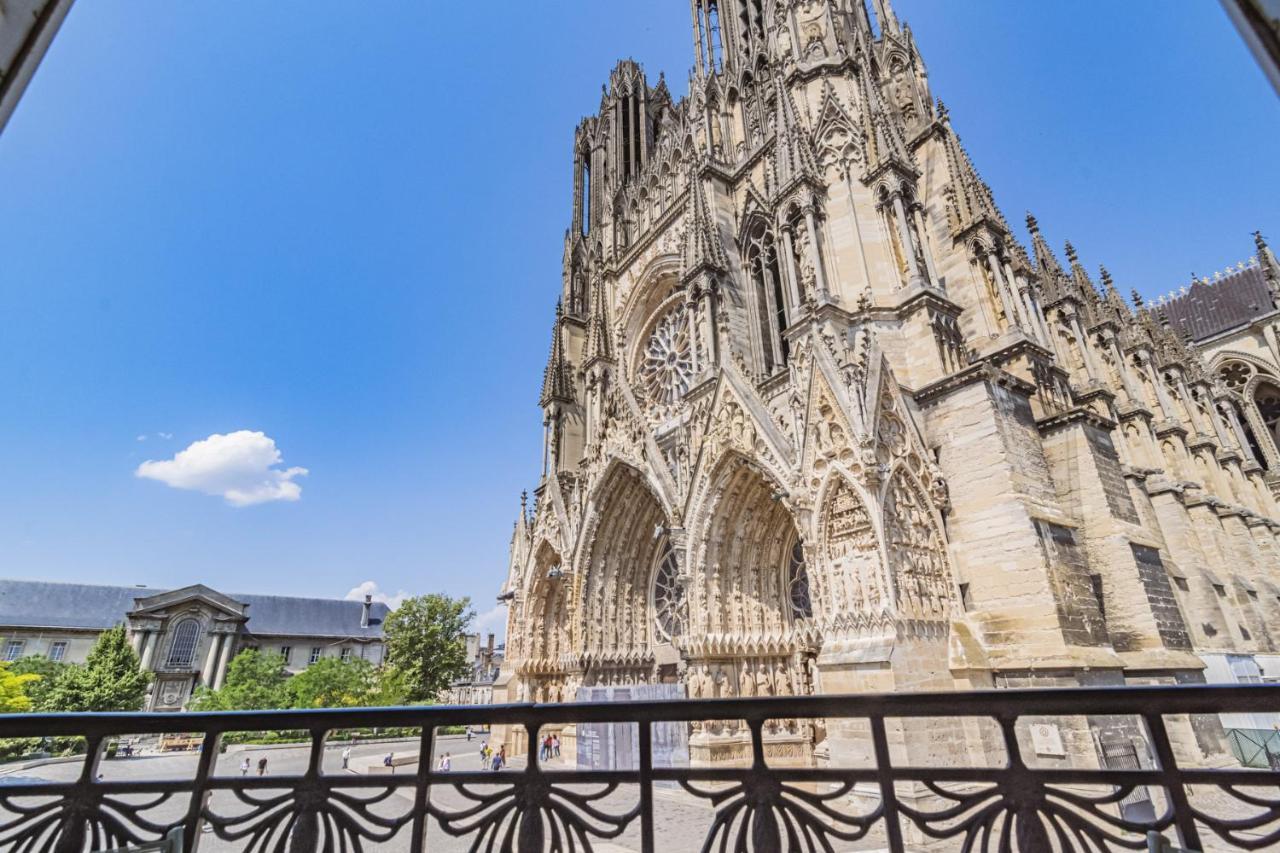 Au Pied De La Cathedrale #Vuemagique Apartment Reims Ngoại thất bức ảnh