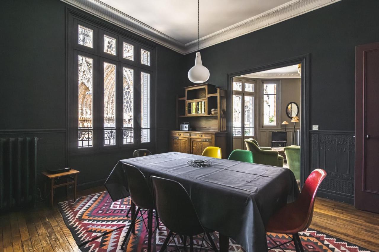 Au Pied De La Cathedrale #Vuemagique Apartment Reims Ngoại thất bức ảnh